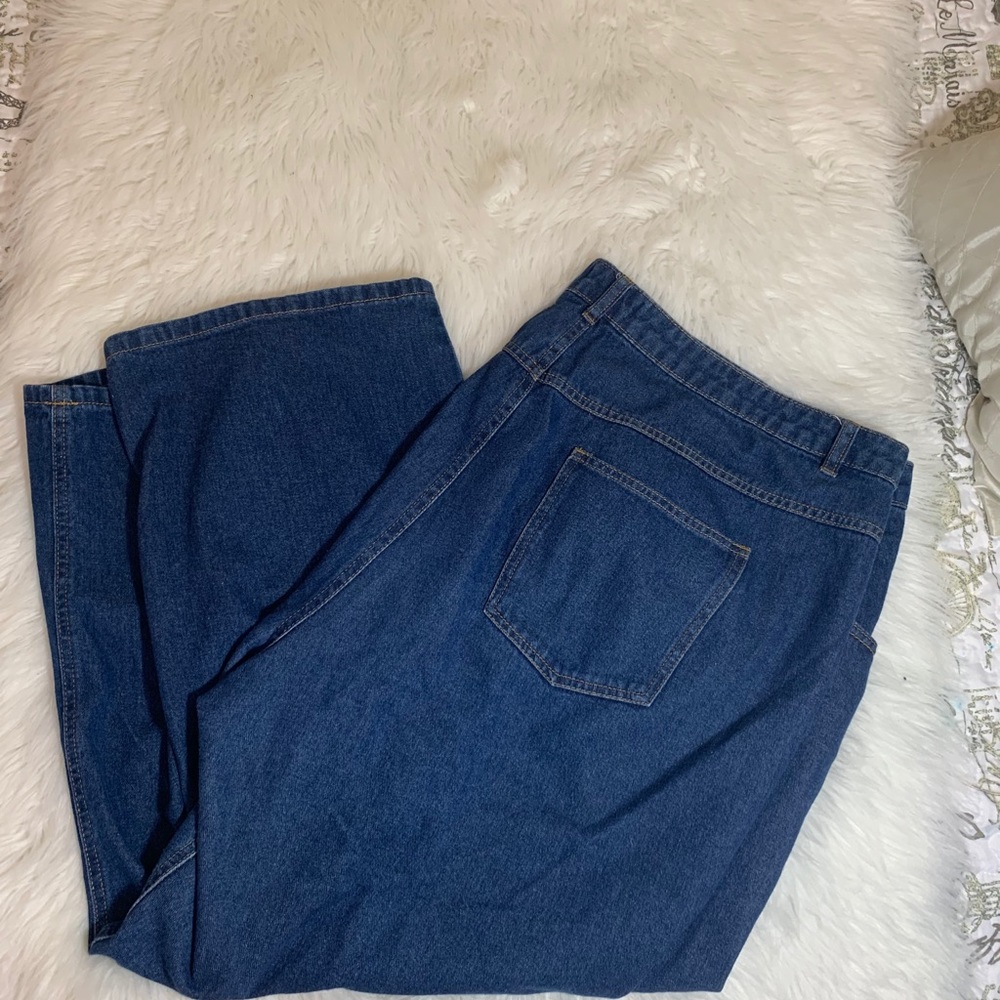 Woman Within plus size 30W Blue Jeans Cotton